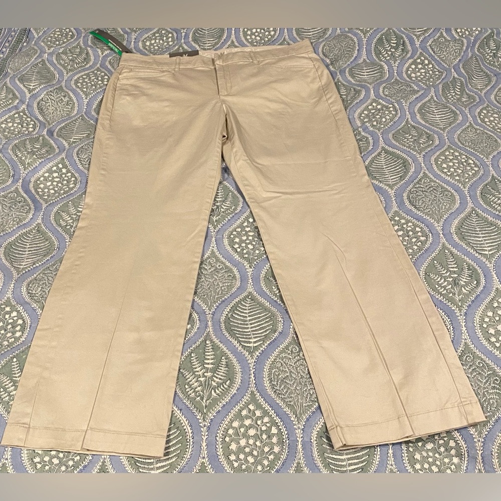 JM Collection Tan Trousers nwt. - Picture 4 of 6